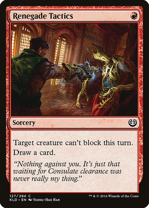 Renegade Tactics – Kaladesh (KLD-127) Magic: The Gathering card | LC-REM-20260804-15150897594700-6c06a39c-68bb-4e65-9a6d-9d9bc745201f