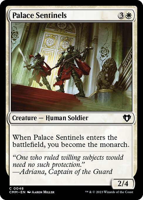 Palace Sentinels – Commander Masters (CMM-48) Magic: The Gathering card Immagine principale del prodotto