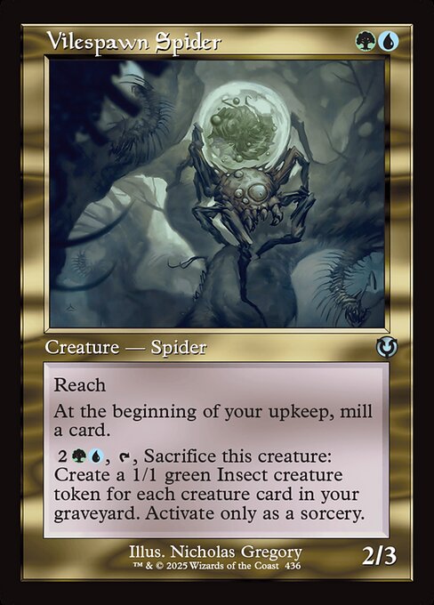 Vilespawn Spider – Innistrad Remastered (INR-436) Magic: The Gathering card | LC-REM-20260804-15339700977996-6c107fd7-2e8b-4004-8064-f8d42e8dc7c0