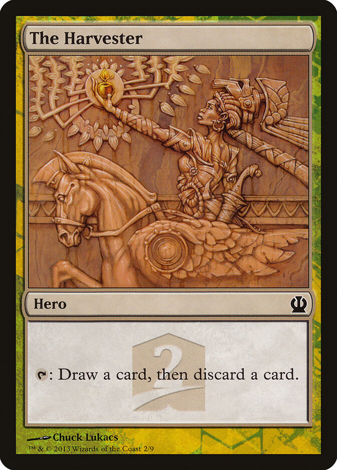 Magic-kaart The Harvester THP1-2 uit Theros Hero's Path (Special)