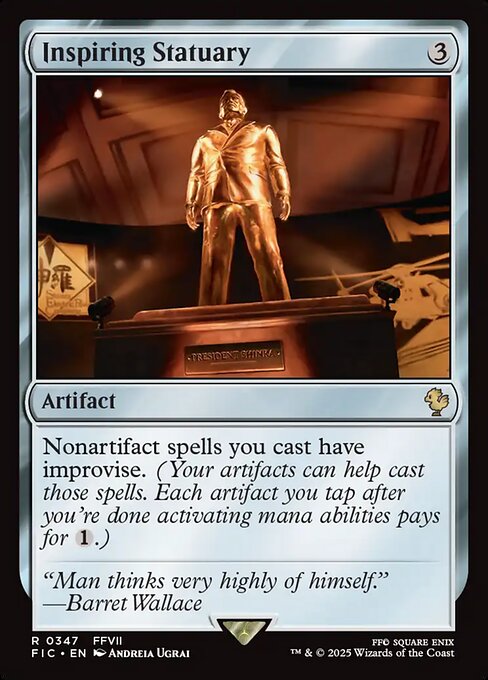 Inspiring Statuary – Final Fantasy Commander (FIC-347) Magic: The Gathering card | LC-REM-20260804-15339591795020-6c28687d-b96a-4d3c-a6cb-99fbae6a384b