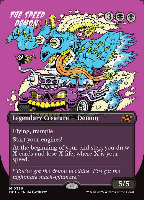 The Speed Demon – Aetherdrift (DFT-339) Magic: The Gathering card | LC-REM-20260804-15339682627916-6c4045e7-6d2c-4ef9-922e-3681fa820c4b