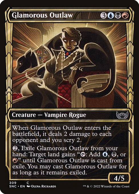 Glamorous Outlaw – Streets of New Capenna (SNC-309) Magic: The Gathering card | LC-REM-20260804-15383360962892-6c50607c-8bf1-4a69-97da-41cd794fda62
