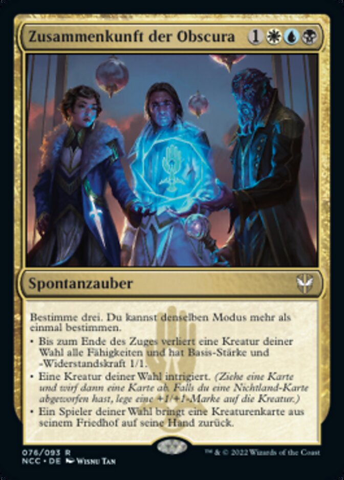Magic-kaart Obscura Confluence NCC-76 uit Commander: Streets of New Capenna (Rare) Imagen principal del producto