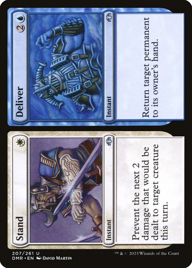 Stand // Deliver - Dominaria Remastered (Uncommon) [DMR-207]