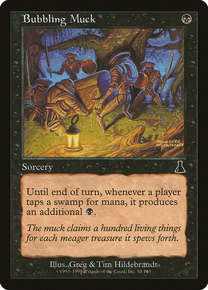Magic-kaart Bubbling Muck UDS-54 uit Urza's Destiny (Common) Imagen principal del producto