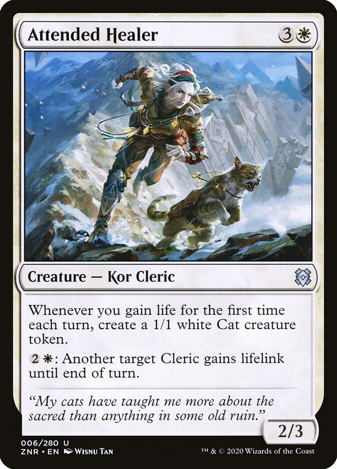 Attended Healer - Zendikar Rising (Uncommon) [ZNR-6] Hauptbild