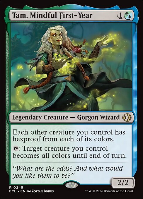 Tam, Mindful First-Year – Lorwyn Eclipsed (ECL-245) Magic: The Gathering card