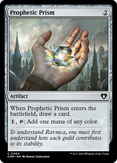 Prophetic Prism – Commander Masters (CMM-404) Magic: The Gathering card Immagine principale del prodotto