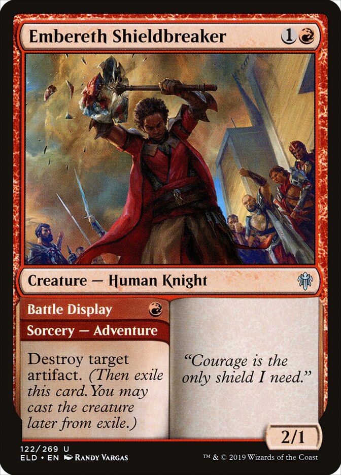 Embereth Shieldbreaker // Battle Display - Throne of Eldraine (Uncommon) [ELD-122] Imagen principal del producto