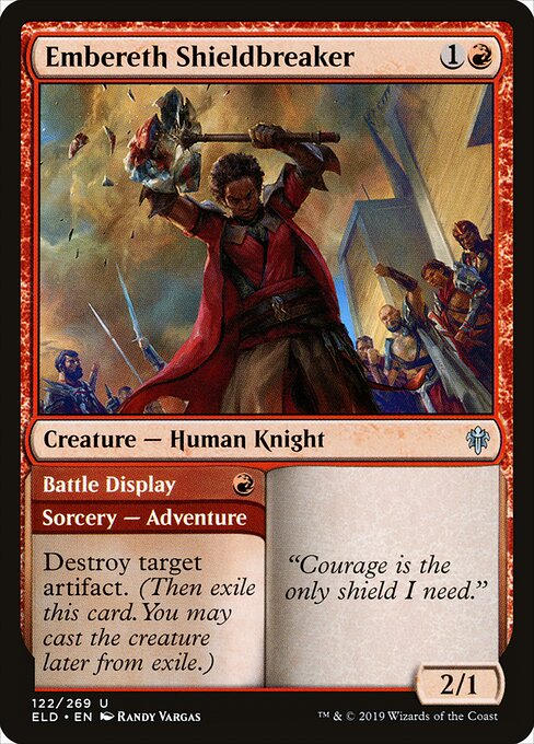Embereth Shieldbreaker // Battle Display – Throne of Eldraine (ELD-122) Magic: The Gathering card | LC-REM-20260804-15150678344012-6cc73d16-5ed7-4104-91f6-0997a2080e2e