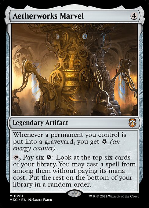 Aetherworks Marvel – Modern Horizons 3 Commander (M3C-281) Magic: The Gathering card | LC-REM-20260804-15339503255884-6cfdbd5f-24fe-44c3-aa9e-f14445c16d7a