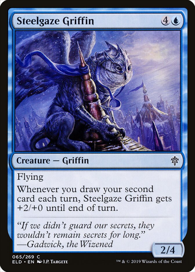 Steelgaze Griffin - Throne of Eldraine (Common) [ELD-65] Hoofdafbeelding