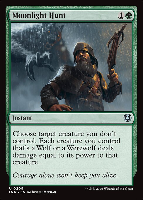 Moonlight Hunt – Innistrad Remastered (INR-209) Magic: The Gathering card