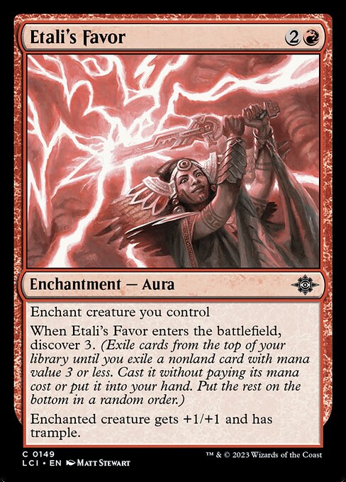 Etali's Favor – The Lost Caverns of Ixalan (LCI-149) Magic: The Gathering card | LC-REM-20260804-15393136640332-6d4075a8-c15d-4078-bf4b-0f85c03fecec