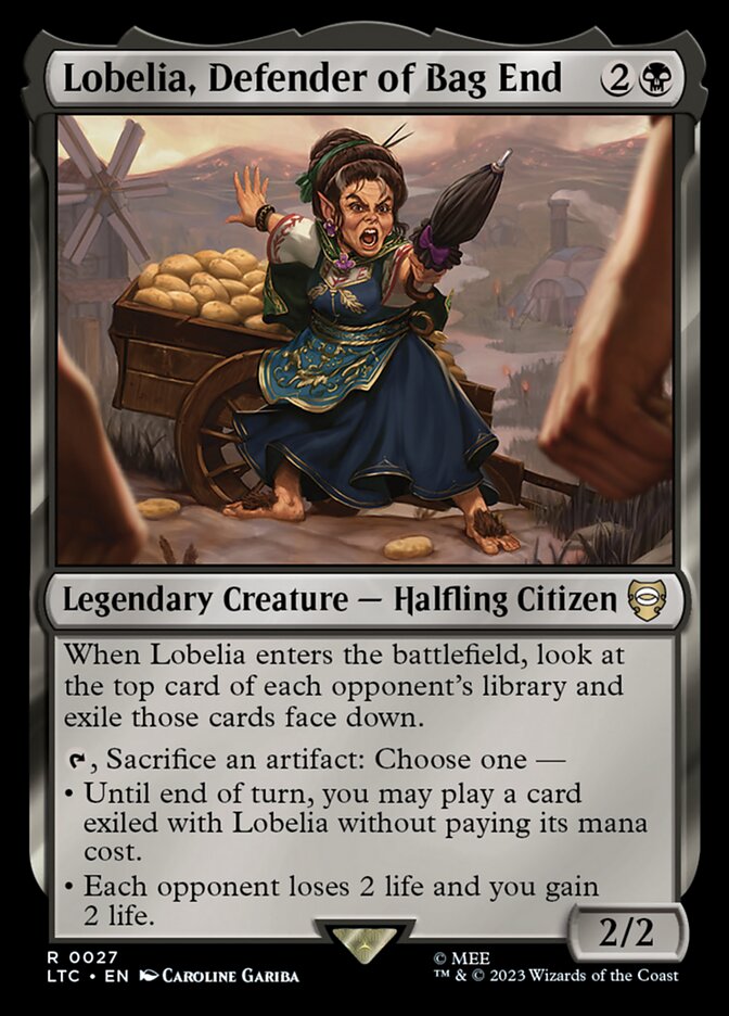 Magic-kaart Lobelia, Defender of Bag End LTC-27 uit Tales of Middle-earth Commander (Rare) Image principale du produit