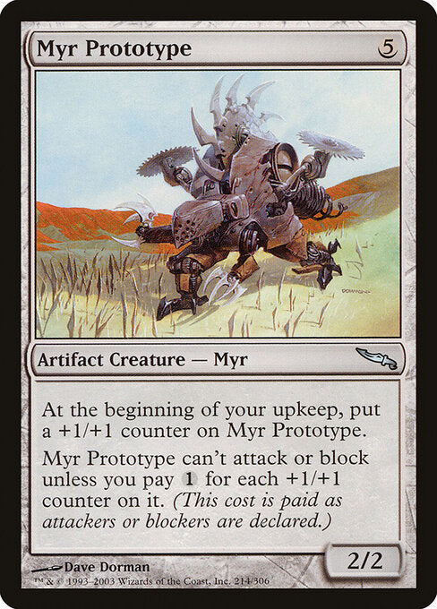 Myr Prototype – Mirrodin (MRD-214) Magic: The Gathering card | LC-REM-20260804-15617495204172-6d929b28-c184-4e77-a40b-ee43b8a37d79 Main image