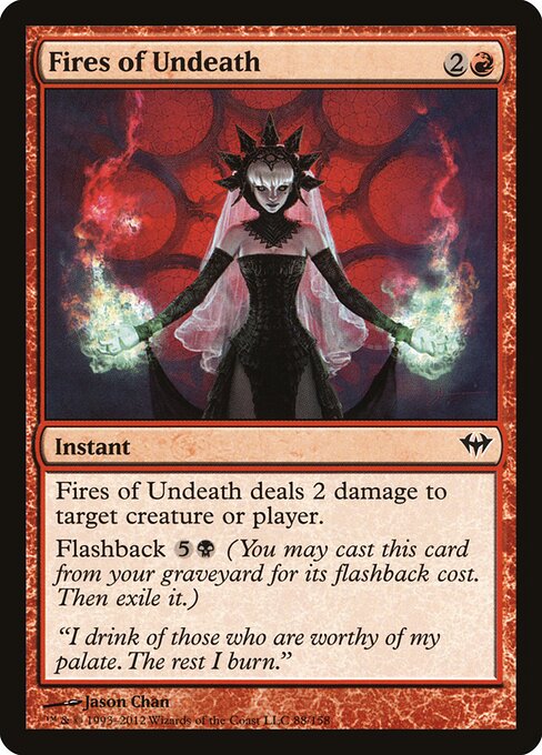 Fires of Undeath – Dark Ascension (DKA-88) Magic: The Gathering card
