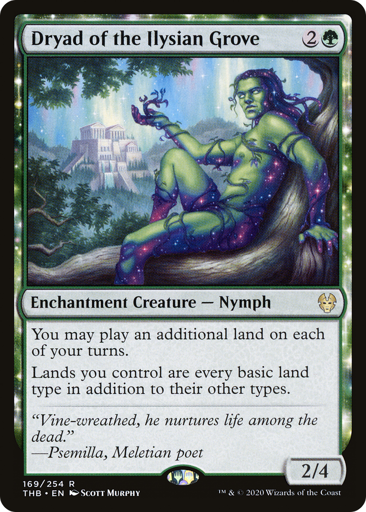 Dryad of the Ilysian Grove – Theros Beyond Death 169 – Magic: The Gathering single card Main image