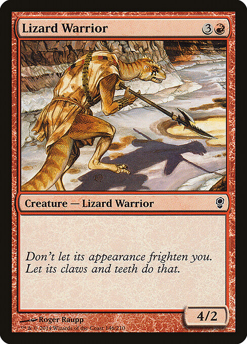 Lizard Warrior – Conspiracy (CNS-146) Magic: The Gathering card