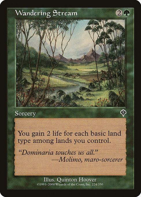 Wandering Stream – Invasion (INV-224) Magic: The Gathering card | LC-REM-20260804-15526065013068-6da5cb6c-253b-44f0-98f9-d75f42c6e14b