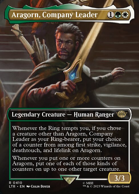 Aragorn, Company Leader – The Lord of the Rings: Tales of Middle-earth (LTR-410) Magic: The Gathering card | LC-REM-20260804-15151473623372-6dbb70f9-c8f6-4082-9d63-4efdd6a20527 Hauptbild