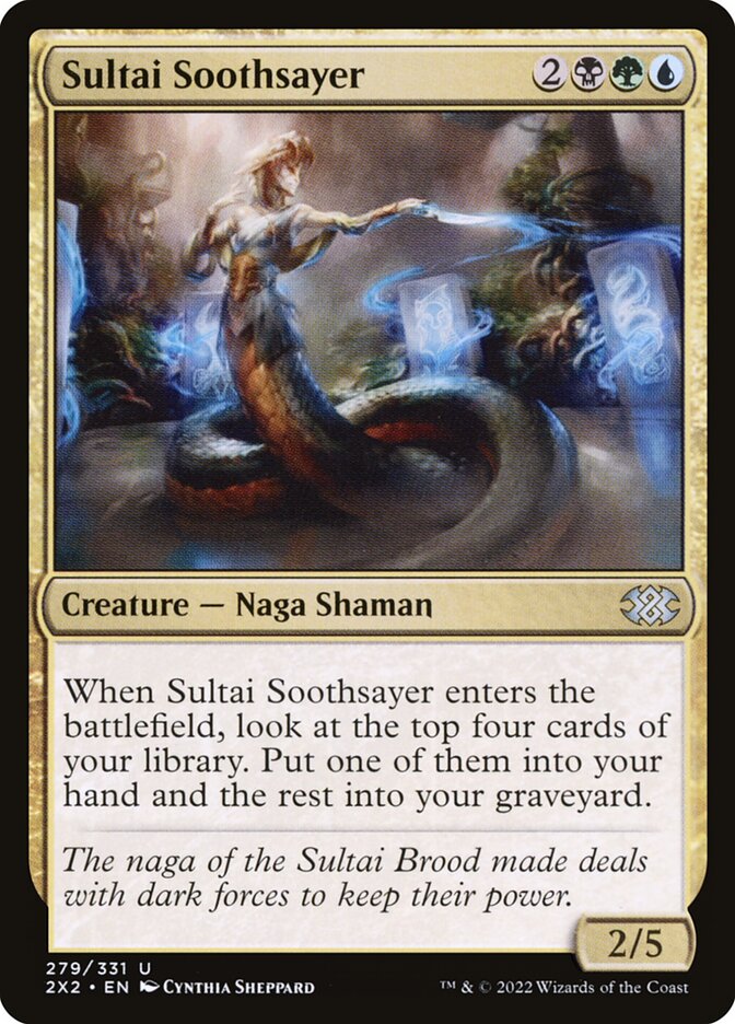 Sultai Soothsayer - Double Masters 2022 (Uncommon) [2X2-279]