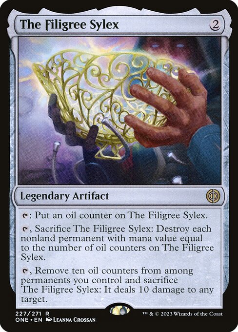 The Filigree Sylex – Phyrexia: All Will Be One (ONE-227) Magic: The Gathering card | LC-REM-20260804-15150813708620-6e0958a1-1bac-48be-888d-f7573f409a9b