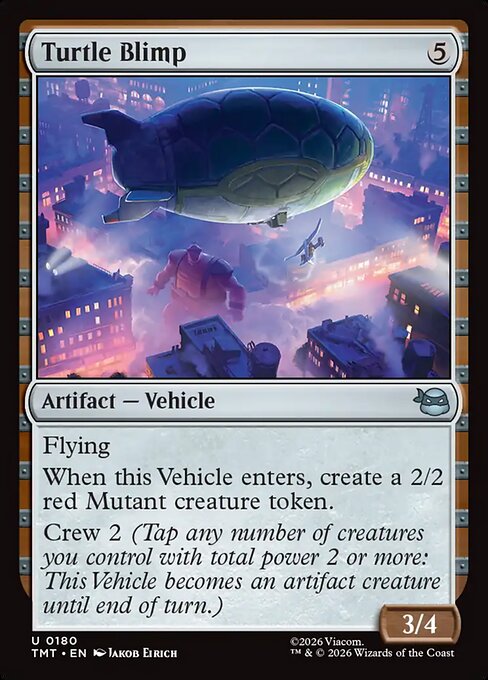 Turtle Blimp – Teenage Mutant Ninja Turtles (TMT-180) Magic: The Gathering card | LC-REM-20260804-15631624470860-6e118fc5-b0ae-4592-8292-d611856ae203 Hoofdafbeelding
