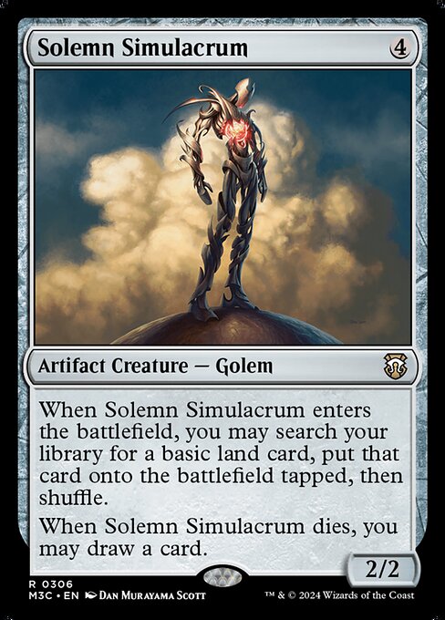Solemn Simulacrum – Modern Horizons 3 Commander (M3C-306) Magic: The Gathering card | LC-REM-20260804-15339662639436-6e2389a6-61ba-4254-a59e-05a94b054ef0 Main image