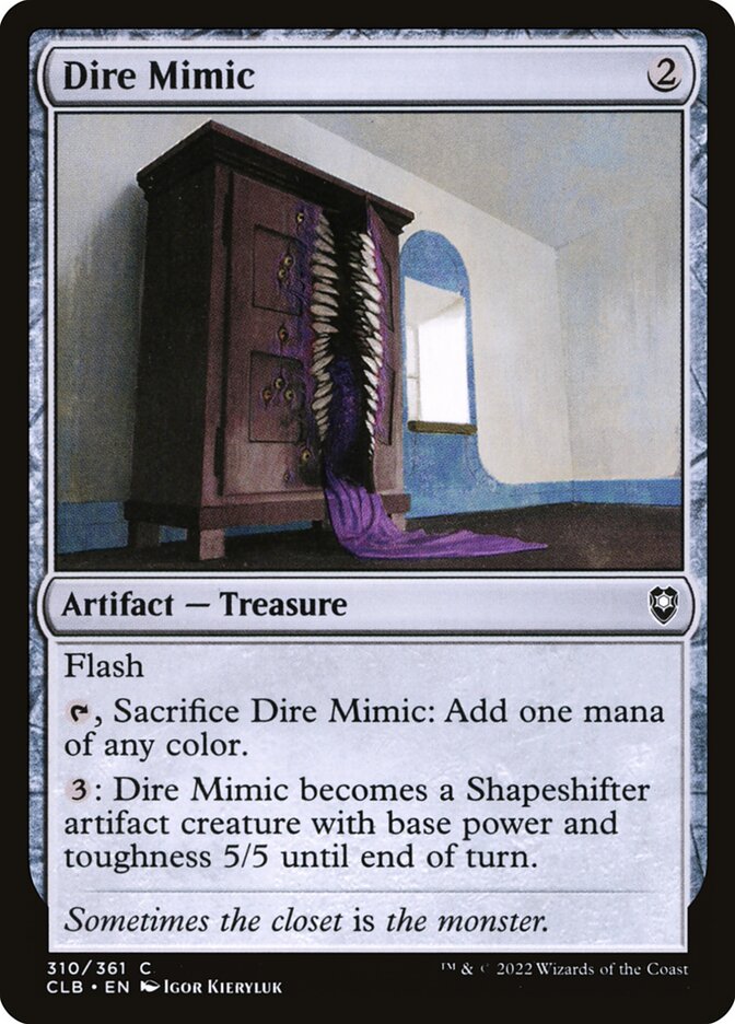 Dire Mimic - Commander Legends: Battle for Baldur's Gate (Common) [CLB-310]
