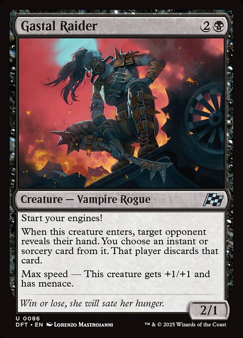 Gastal Raider – Aetherdrift (DFT-86) Magic: The Gathering card