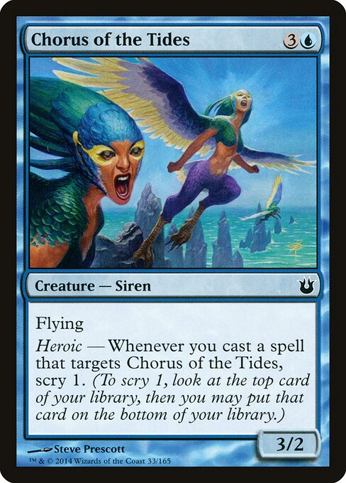 Chorus of the Tides – Born of the Gods (BNG-33) Magic: The Gathering card