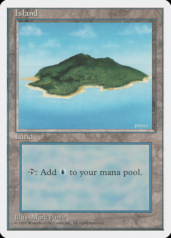 Magic-kaart Island 4ED-368 uit Fourth Edition (Land)