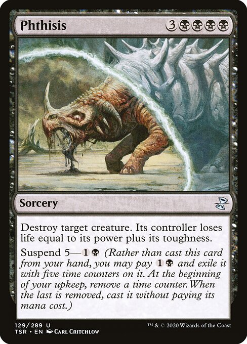 Phthisis – Time Spiral Remastered (TSR-129) Magic: The Gathering card | LC-REM-20260804-15909430853964-6e798d8e-cc01-4cd1-9325-37d1bf73e042