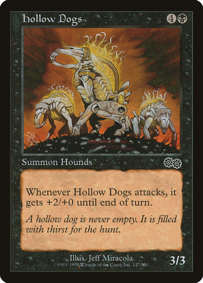 Hollow Dogs - Urza's Saga (Common) [USG-137] Hauptbild