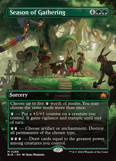 Season of Gathering – Bloomburrow (BLB-286) Magic: The Gathering card | LC-REM-20260804-15151539126604-6e99fa55-2594-434b-9396-95b8f661bd0d