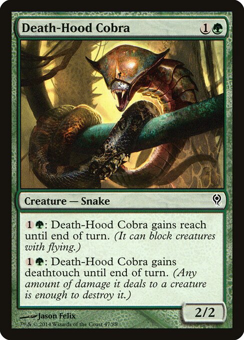 Death-Hood Cobra – Duel Decks: Jace vs. Vraska (DDM-47) Magic: The Gathering card