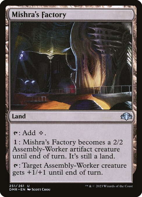 Mishra's Factory – Dominaria Remastered (DMR-251) Magic: The Gathering card