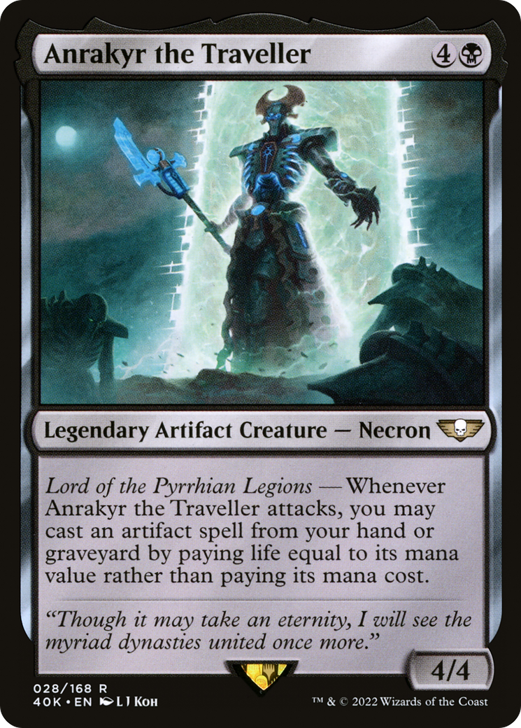 Anrakyr the Traveller – Universes Beyond: Warhammer 40,000 28 – Magic: The Gathering single card Main image