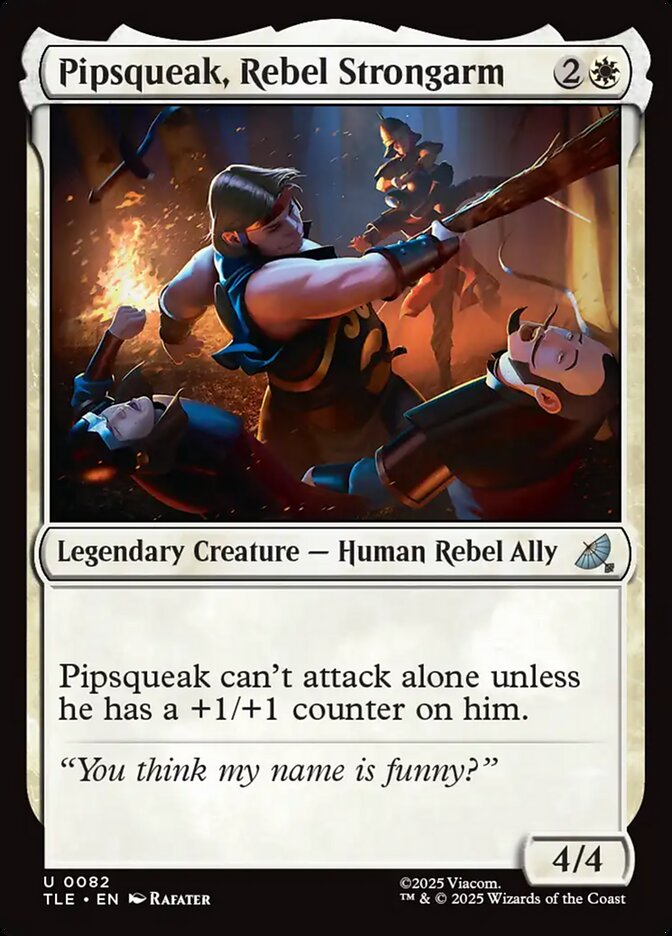 Pipsqueak, Rebel Strongarm - Magic: The Gathering | Avatar: The Last Airbender: Eternal (Uncommon) [TLE-82] Main image