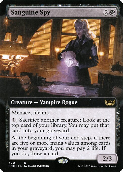 Sanguine Spy – Streets of New Capenna (SNC-420) Magic: The Gathering card | LC-REM-20260804-15383593615692-6ef0a253-e822-4912-90d6-dd1a781a55b7 Imagen principal del producto