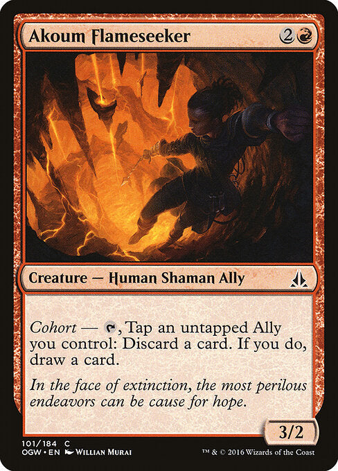Akoum Flameseeker – Oath of the Gatewatch (OGW-101) Magic: The Gathering card Immagine principale del prodotto