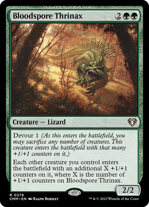 Bloodspore Thrinax – Commander Masters (CMM-276) Magic: The Gathering card