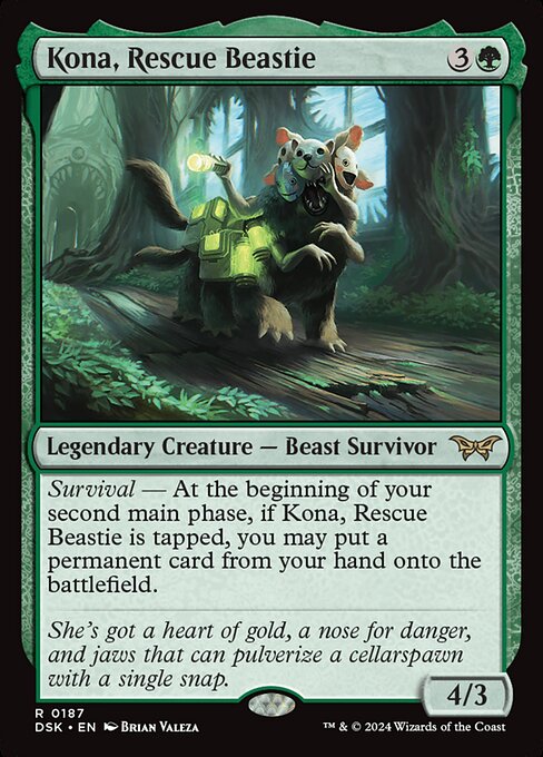 Kona, Rescue Beastie – Duskmourn: House of Horror (DSK-187) Magic: The Gathering card | LC-REM-20260804-15523473588556-6f035294-2787-4719-8520-227bf03e84e7