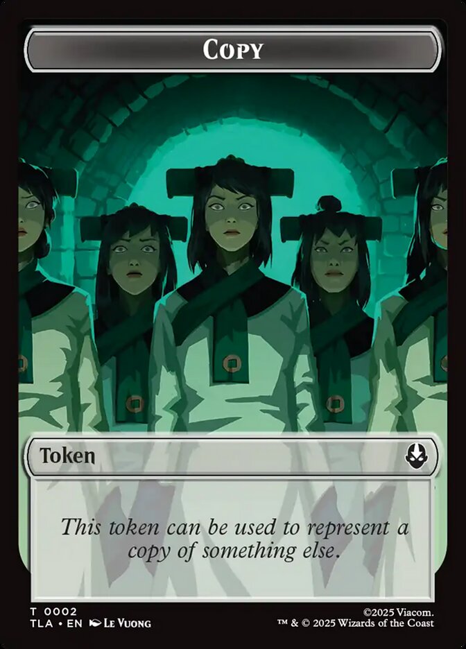 Magic-kaart Copy Token TTLA-2 uit Avatar: The Last Airbender Tokens (Token)