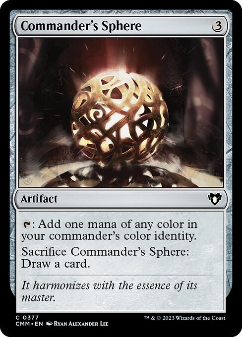 Commander's Sphere – Commander Masters (CMM-377) Magic: The Gathering card | LC-REM-20260804-15711458885964-6f432741-54b3-499e-9809-5a670433a297 Immagine principale del prodotto