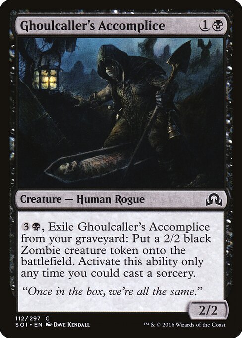 Ghoulcaller's Accomplice – Shadows over Innistrad (SOI-112) Magic: The Gathering card