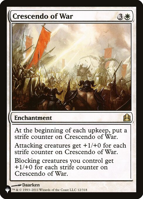 Crescendo of War – The List (PLST-CMD-12) Magic: The Gathering card | LC-REM-20260804-15150860271948-6f54e16d-06ae-465a-9f22-3b9893f4d7a2 Main image