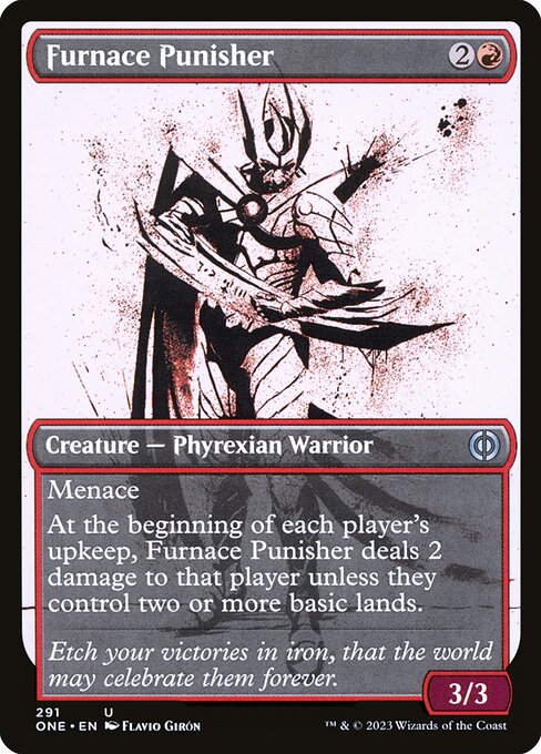 Furnace Punisher – Phyrexia: All Will Be One (ONE-291) Magic: The Gathering card | LC-REM-20260804-15609159057740-6f66c086-bb19-45d1-8387-17348f2c5c78
